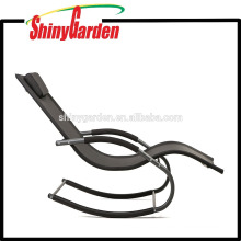 Stock Outdoor Patio Furniture Swinging Sling Pool Chaise Lounge Chair